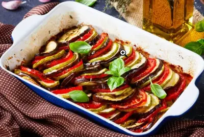 tian agneau aubergines