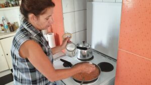 Marianthi en cuisine
