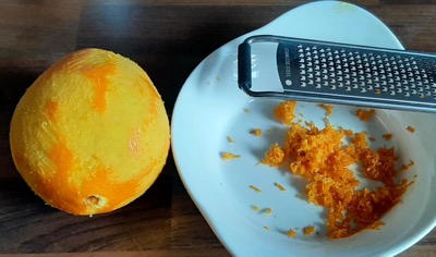 zeste d'orange