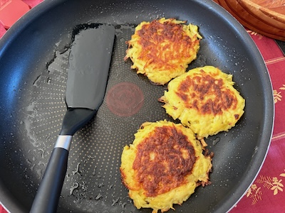 rösti, cuisson