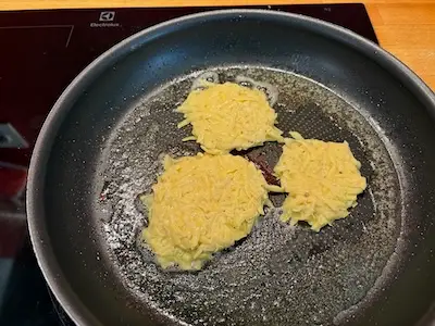 rösti, cuisson